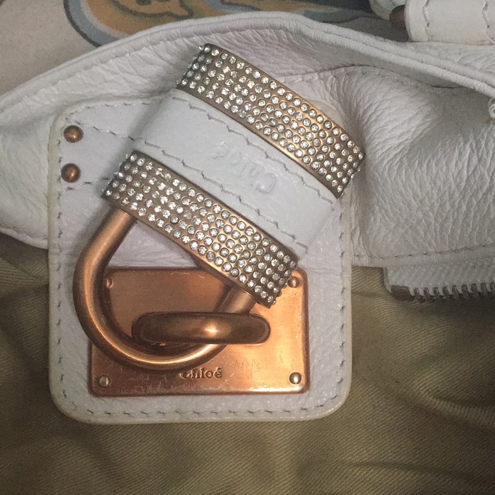 White Chloe purse